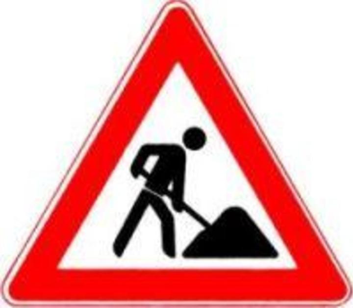 Actual product image Magni Traffic sign VZ 123 aluminium 2 mm, SL 630 mm, reflective type 1