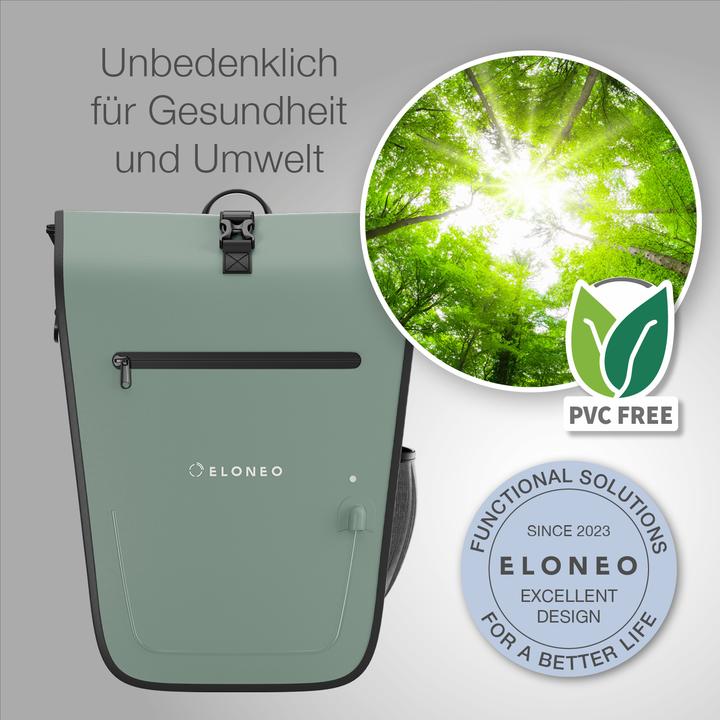 Image du produit Eloneo Sacoche de vélo pour ordinateur portable (25 l, Sacoches)