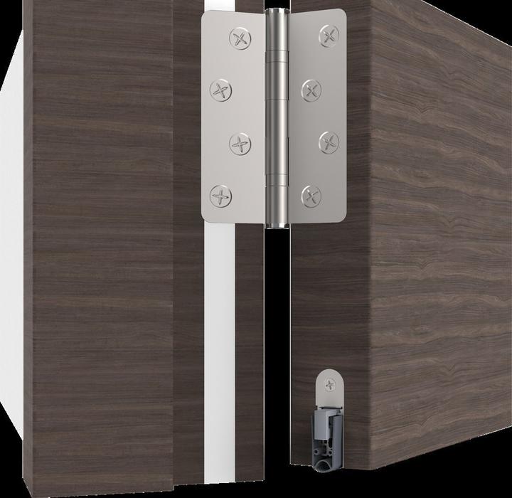 Productafbeelding Athmer Geluidsdichting L-15/30 WS 1-880 1-zijdig lengte 958 mm aluminium zilver geanodiseerd