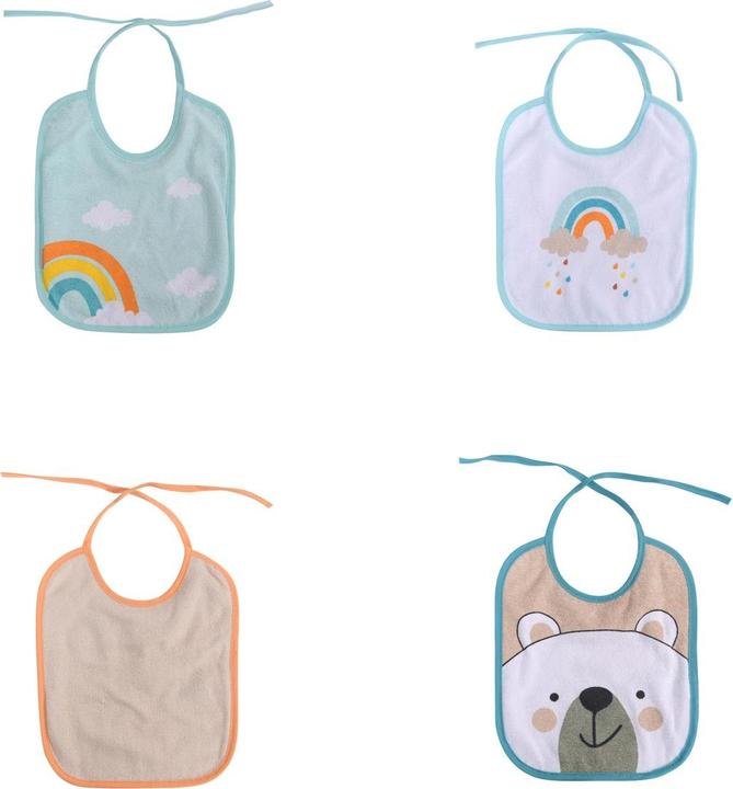 Actual product image Baby Care Baby bib set 7 pieces single layer