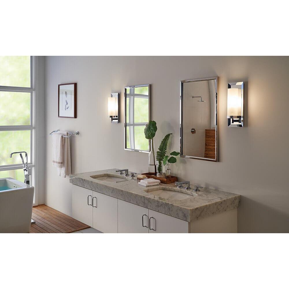 Thumbnail - Elstead Lighting, Wandleuchte + Deckenleuchte, Pippin LED Wandleuchte G9 Poliertes Chrom IP44 (320 lm, G9)