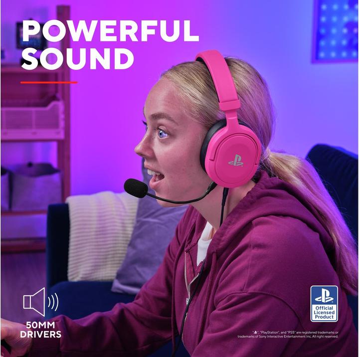 Productafbeelding Trust GXT498P FORTA HEADSET PS5 ROZE (Bedraad)