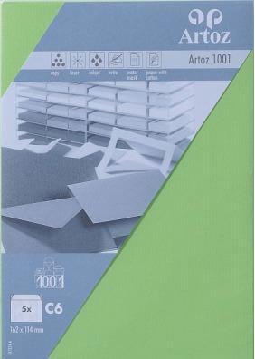 Image du produit Artoz 1001 Enveloppes C6 vert bouleau (C6, 1 x)