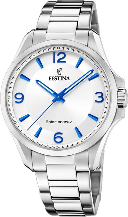 Produktbild Festina F20656/1 Solar Energy Herrenuhr 42mm 5ATM (Analoguhr, 41.50 mm)