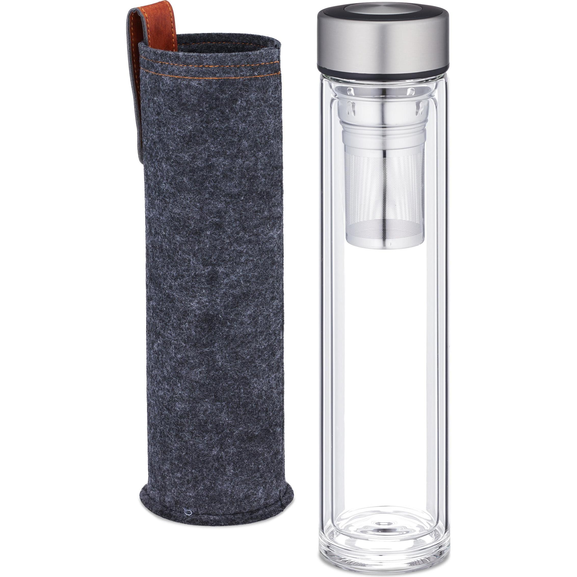 Relaxdays, Trinkflasche + Thermosflasche, (0.50 l)