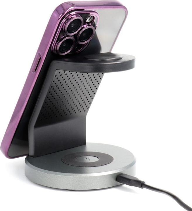 Actual product image OEM Back panel cover ELECTRO MAG COVER case compatible with MagSafe for IPHONE 12 deep purple (Apple iPhone 12)
