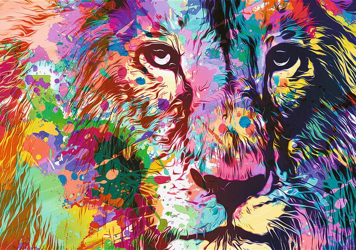 Produktbild Trefl Colorful Lion (1000 Teile)