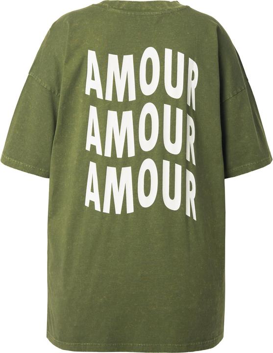 Produktbild Studio Untold T-Shirt, oversized, acid washed, AMOUR-Rückenprint (42, 44)