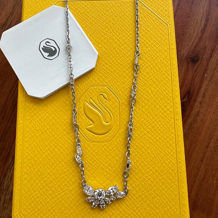 Produktbild Swarovski Gema Halkette Silber (Swarovski Metall, 41 cm)