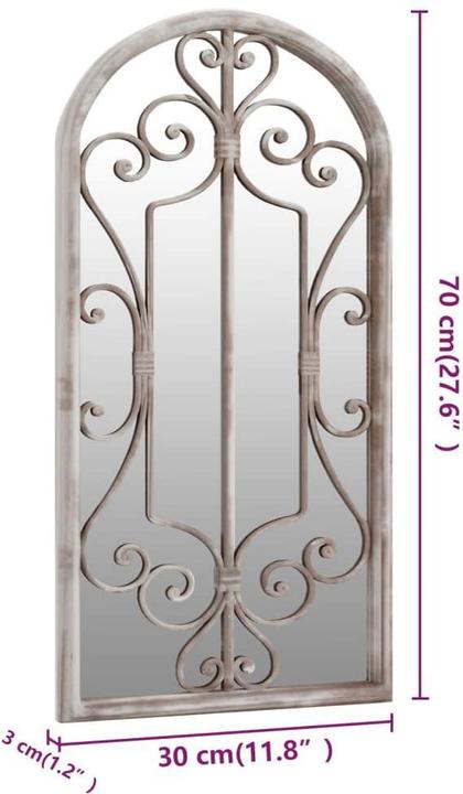 Immagine prodotto vidaXL Gartenspiegel (70 x 30 cm)