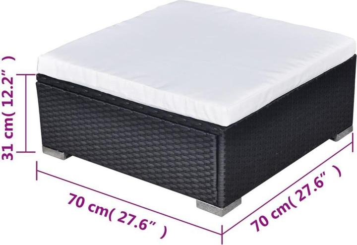 Image du produit vidaXL Gartensofa