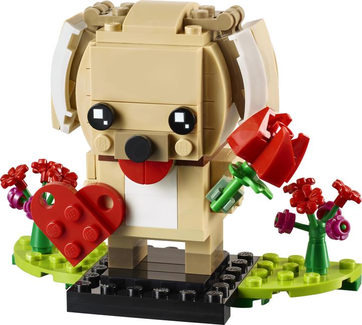 Produktbild LEGO Valentinstag-Welpe (40349, LEGO Brickheadz)