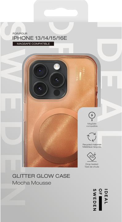 Actual product image iDeal Of Sweden MagSafe Clear Hard-Cover Mocha Mousse (Apple iPhone 13, Apple iPhone 14, Apple iPhone 15, Apple iPhone 16e)