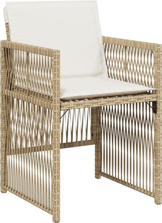 Image du produit vidaXL 17 pcs. Salon de jardin avec coussins Poly Rattan noir (330 cm)