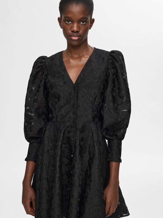 Produktbild Selected Geblümtes Kleid mit Puffärmeln (34)