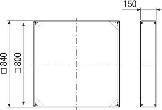 Actual product image Maico Connecting frame