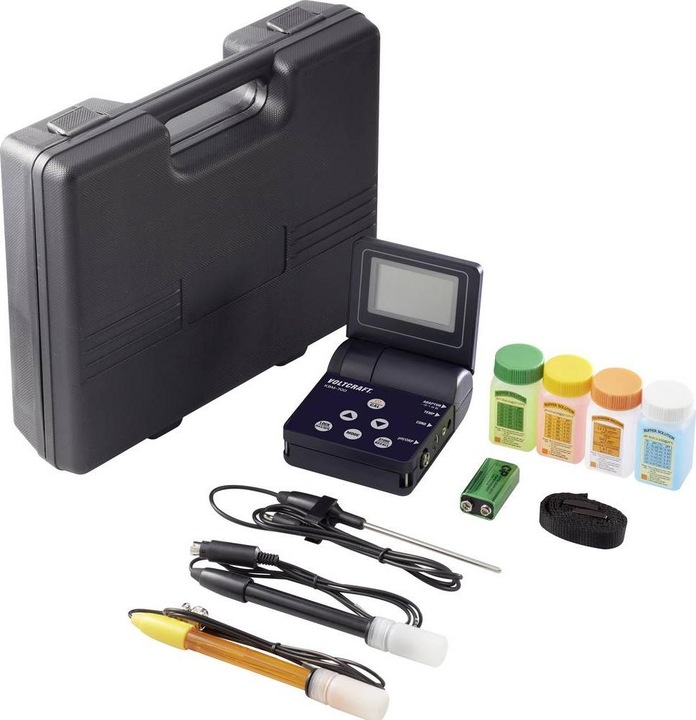 Actual product image Voltcraft KBM-700 Combined measuring device conductivity, pH value, redox (ORP), temperature, salt