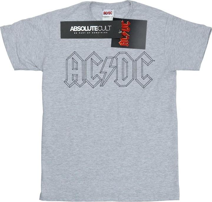 Immagine prodotto AC/DC Black Outline Logo Maglietta Uomo (L)