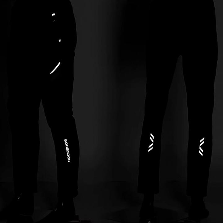 Actual product image Rockbros Patrol Cycling Windproof Sports Pants Size XL - Black (XL)