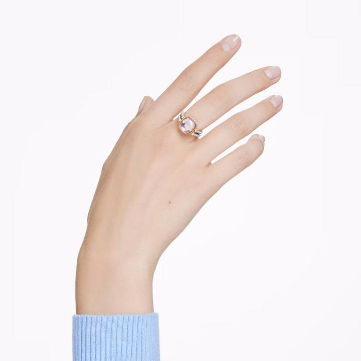 Actual product image Swarovski Chroma Ring Kissenschliff Mehrfarbig Gold (55)