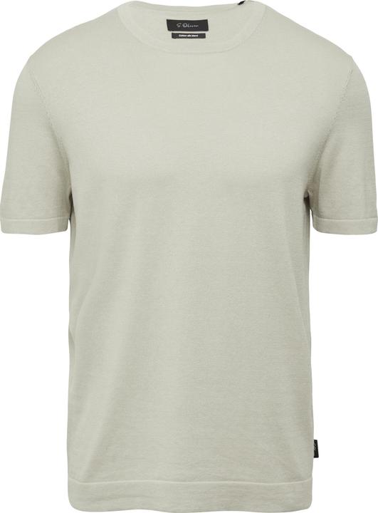 Produktbild s.Oliver Strickpullover Gestricktes T-Shirt aus Baumwoll-Seidenmix (S)