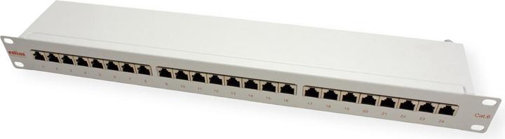 Actual product image Roline 19" patch panel (24 ports) (CAT6, 0.11 m)