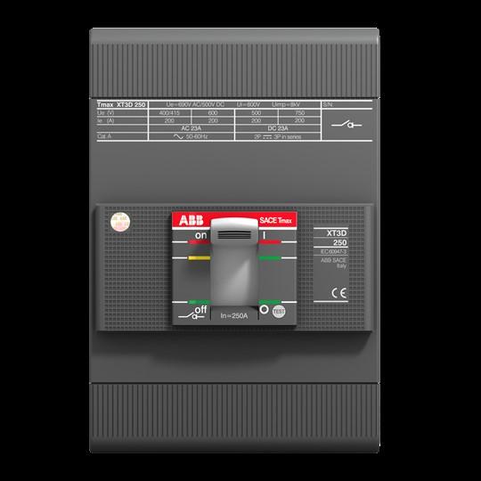 Actual product image ABB XT3D 250 3P F Tmax XT3D 250 3p F F