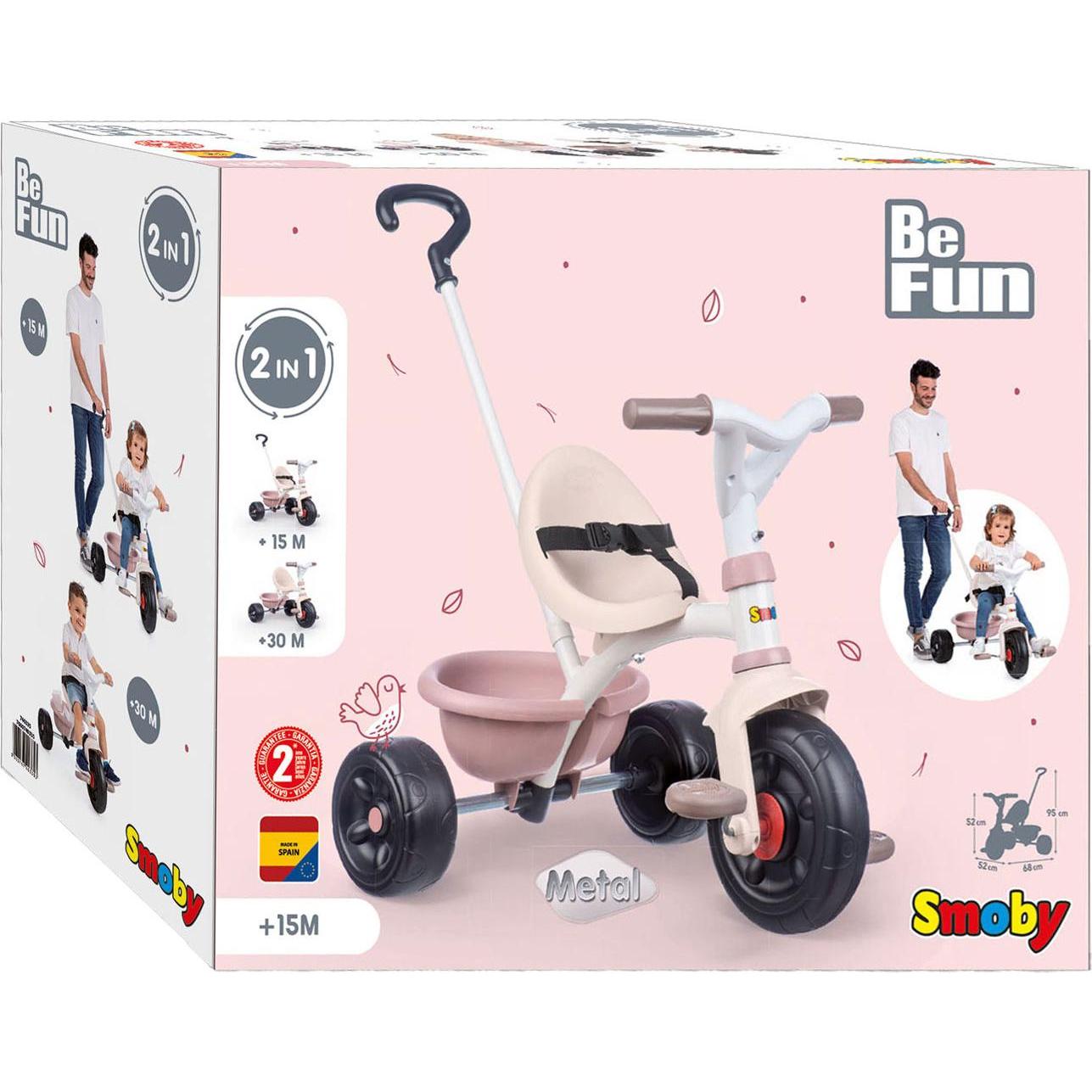 Thumbnail - Smoby Be Fun Tricycle Pink