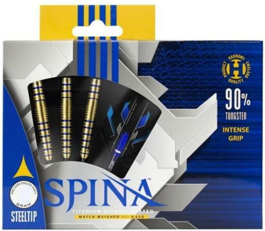 Image du produit Harrows Spina Gold 90% Steeltip Darts (26 g)