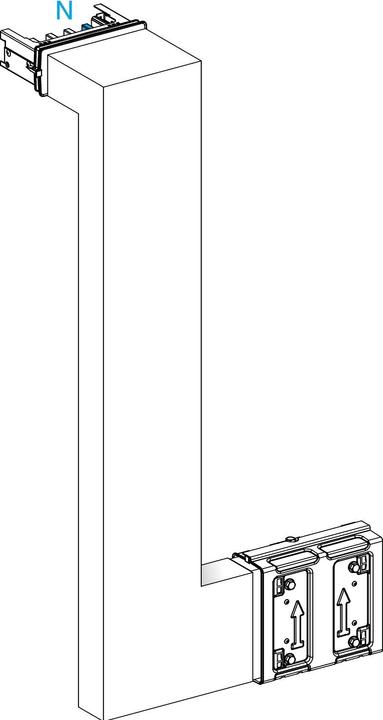 Actual product image Schneider Electric SE KSA400DMBL41A KSA Multi-directional change upwards right (Terminal strips)