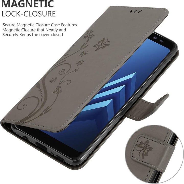 Immagine prodotto Cadorabo Copertina del libro di fiori (Samsung Galaxy A8 (2018))