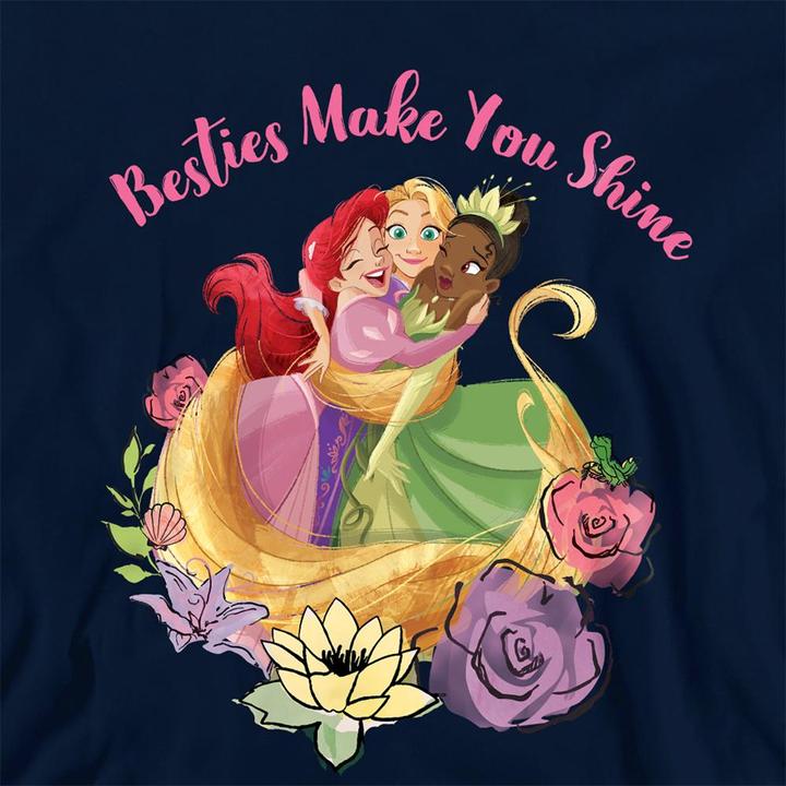 Produktbild Disney Princess Besties Shine Kapuzenpullover meliert (128)