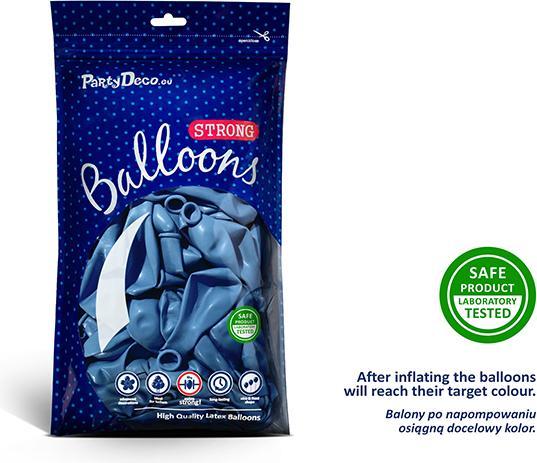 Produktbild Partydeco Luftballons 12cm metalisch Blau (100Stk) (100 x)