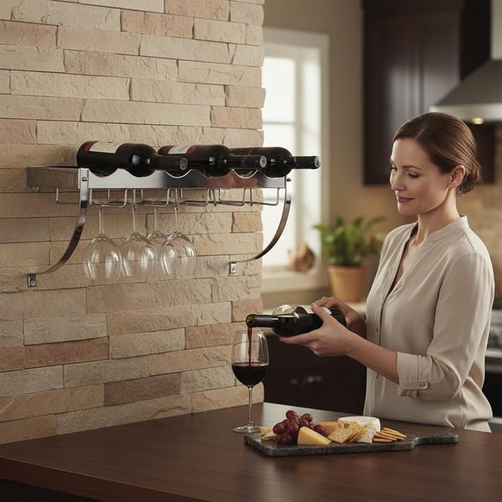 Actual product image HAKU Möbel Bottle rack (6 bottles)