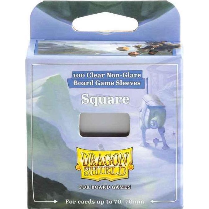 Arcane Tinman Dragon Shield: Board Game Sleeves Clear/NonGlare – Square (100)