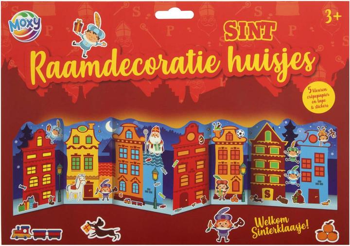 Produktbild Grafix Sint Fensterdekoration Häuser