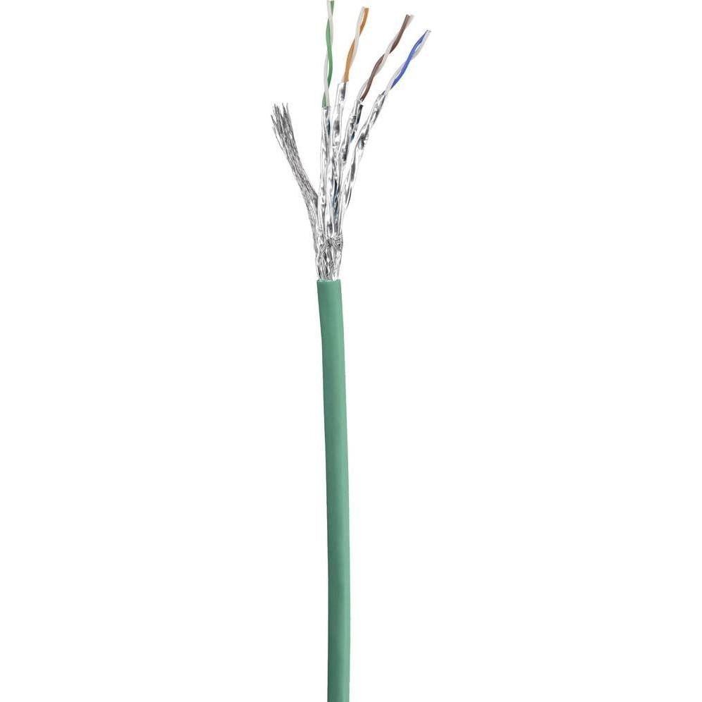 Thumbnail - Renkforce RF-5276310 RJ45 Netzwerkkabel, Patchkabel CAT 6 S/FTP 15.00 m Grün mit (S/FTP, CAT6, 15 m), Netzwerkkabel