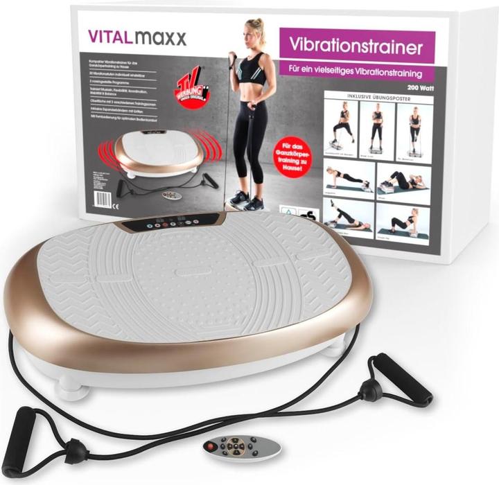 Actual product image Vitalmaxx Vibration Trainer with LCD Display and Remote Control
