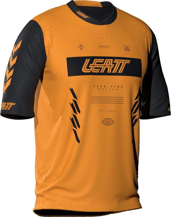 Actual product image Leatt MTB Gravity 4.0 Jersey Jr race yellow S (S)