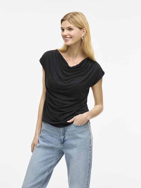 Actual product image Vila VIMODALA Wasserfall-Ausschnitt Oberteil mit angeschnittenen Ärmeln (M)