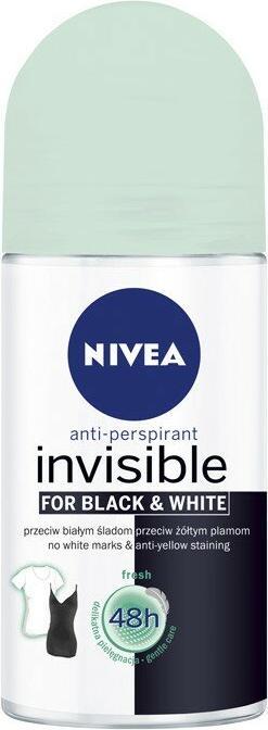 Image du produit NIVEA ack&White Invisible Fresh Antiperspirant W (Roll-on, 50 ml)
