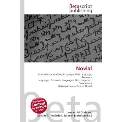 Novial, Fachbücher von Lambert M. Surhone, Miriam T. Timpledon, Susan F. Marseken