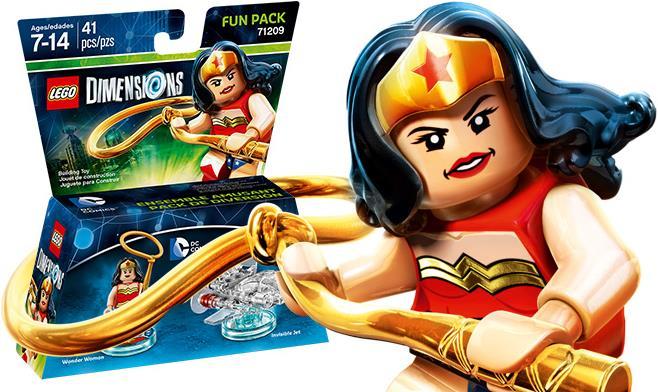 Actual product image LEGO Wonder Woman Fun Pack (71209, LEGO DC, LEGO Dimensions)