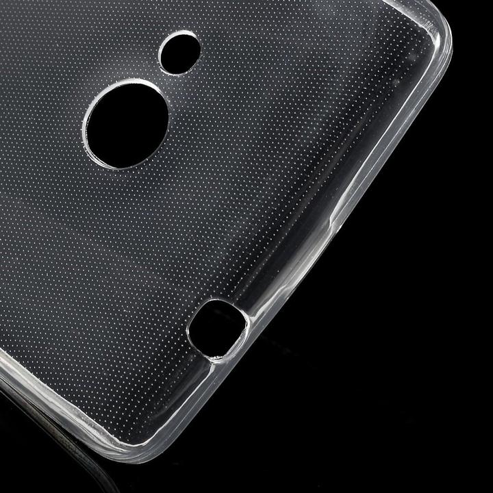 Produktbild König Design Microsoft Lumia 535 Hülle Transparent Silikon Case durchsichtige Handyhülle (Microsoft Lumia 535)