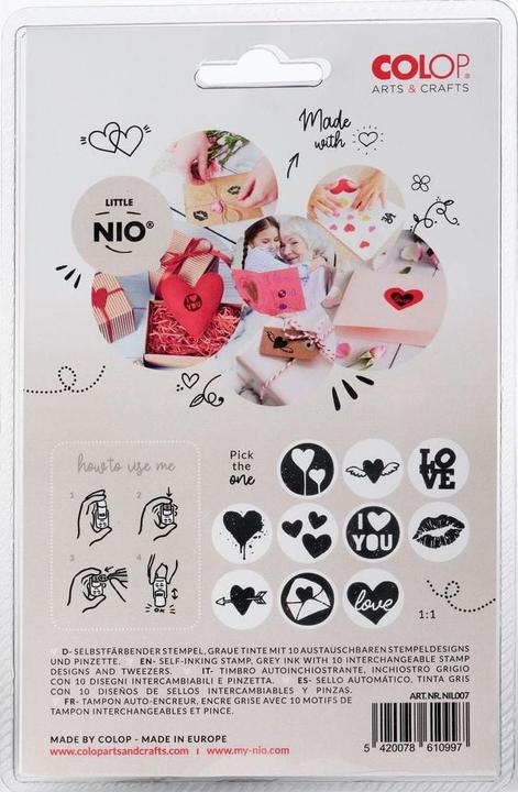 Produktbild Colop Stempel Little NIO Set Love