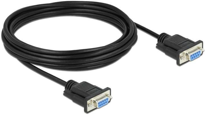 Produktbild Delock Seriell Kabel RS-232 D-Sub 9 Buchse zu Buchse Nullmodem mit schmalem Steckergehäuse (5 m)