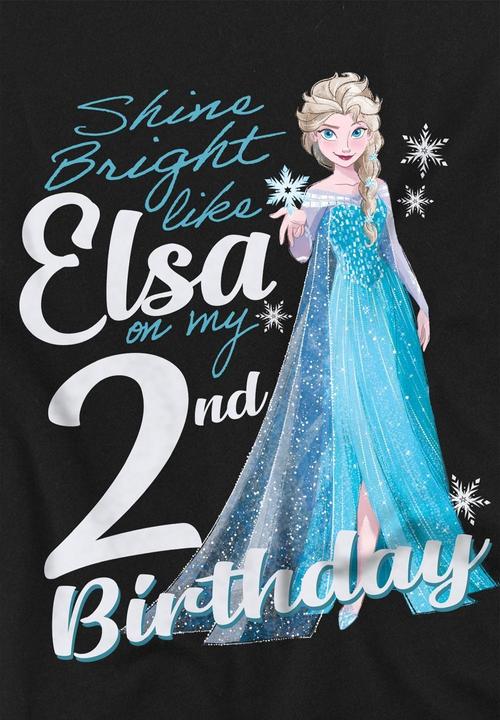 Produktbild Disney Frozen Bright Like Elsa TShirt 2 Geburtstag (104)