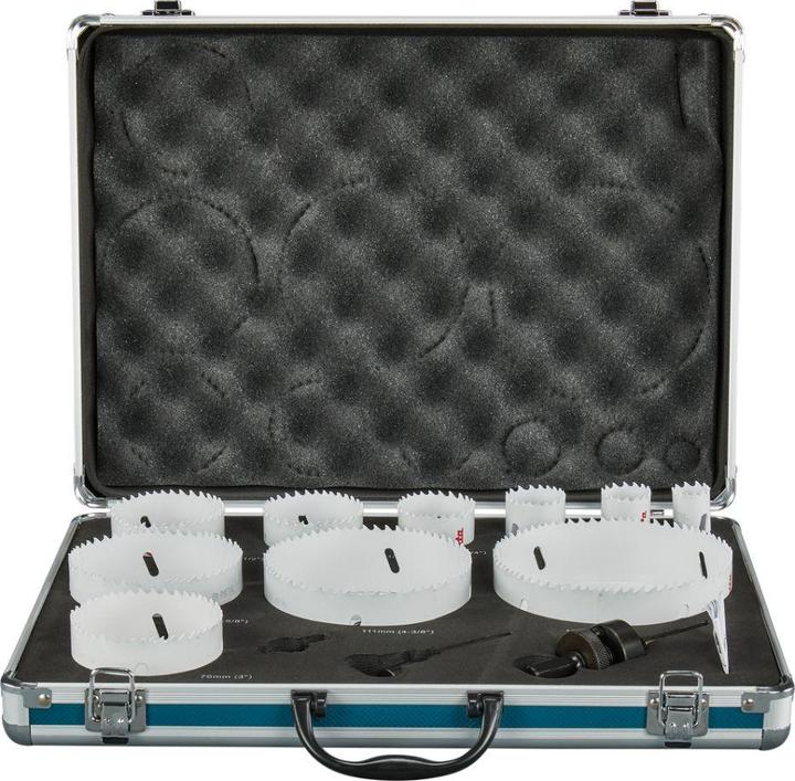 Actual product image Makita D-75764 (111 mm, 127 mm, 22 mm, 29 mm, 35 mm, 44 mm, 57 mm, 64 mm, 76 mm, 92 mm)