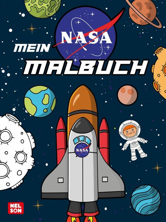 NASA : mon livre de coloriage
