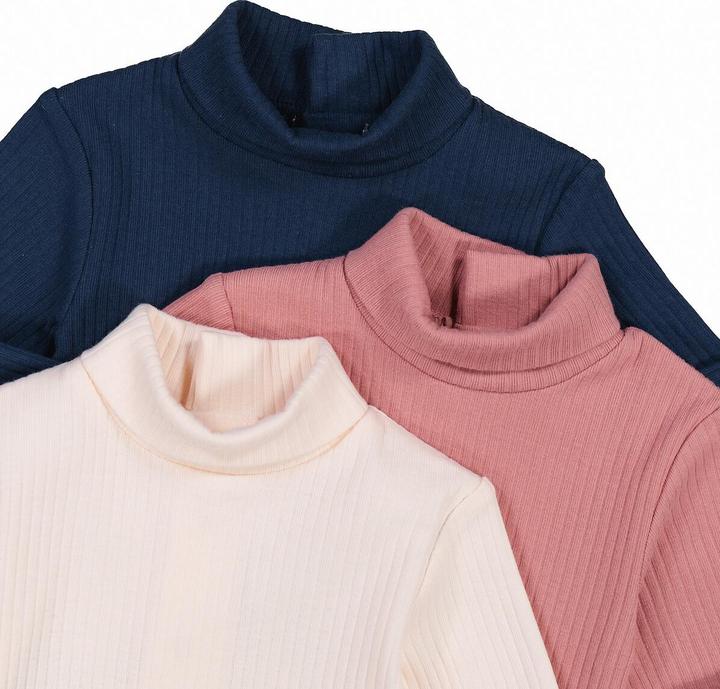 Produktbild La Redoute Collections 3er-Pack Langarm-Bodys mit Rollkragen (62)